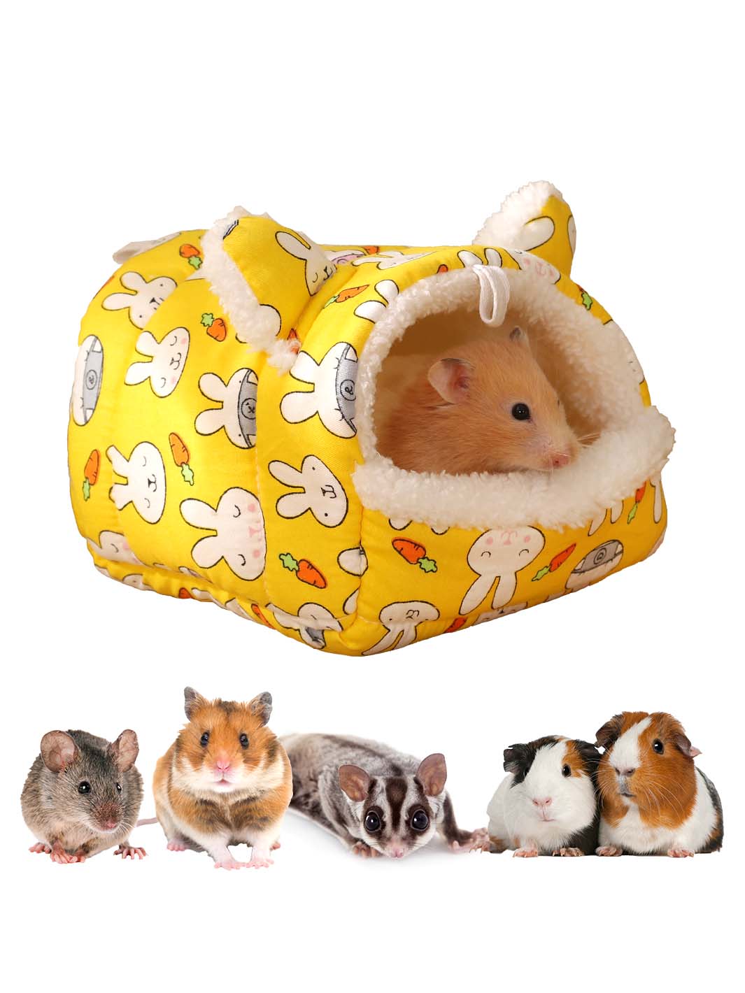 Fleece Cartoon Pattern Pet Hideout