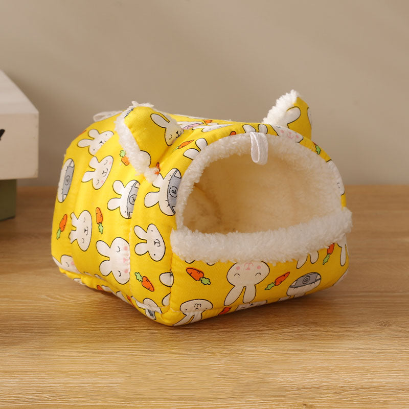 Fleece Cartoon Pattern Pet Hideout