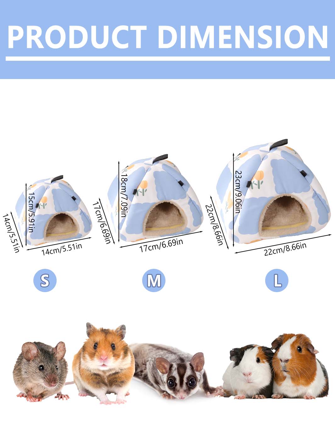 Mongolian Tent Style Plush Small Pet House