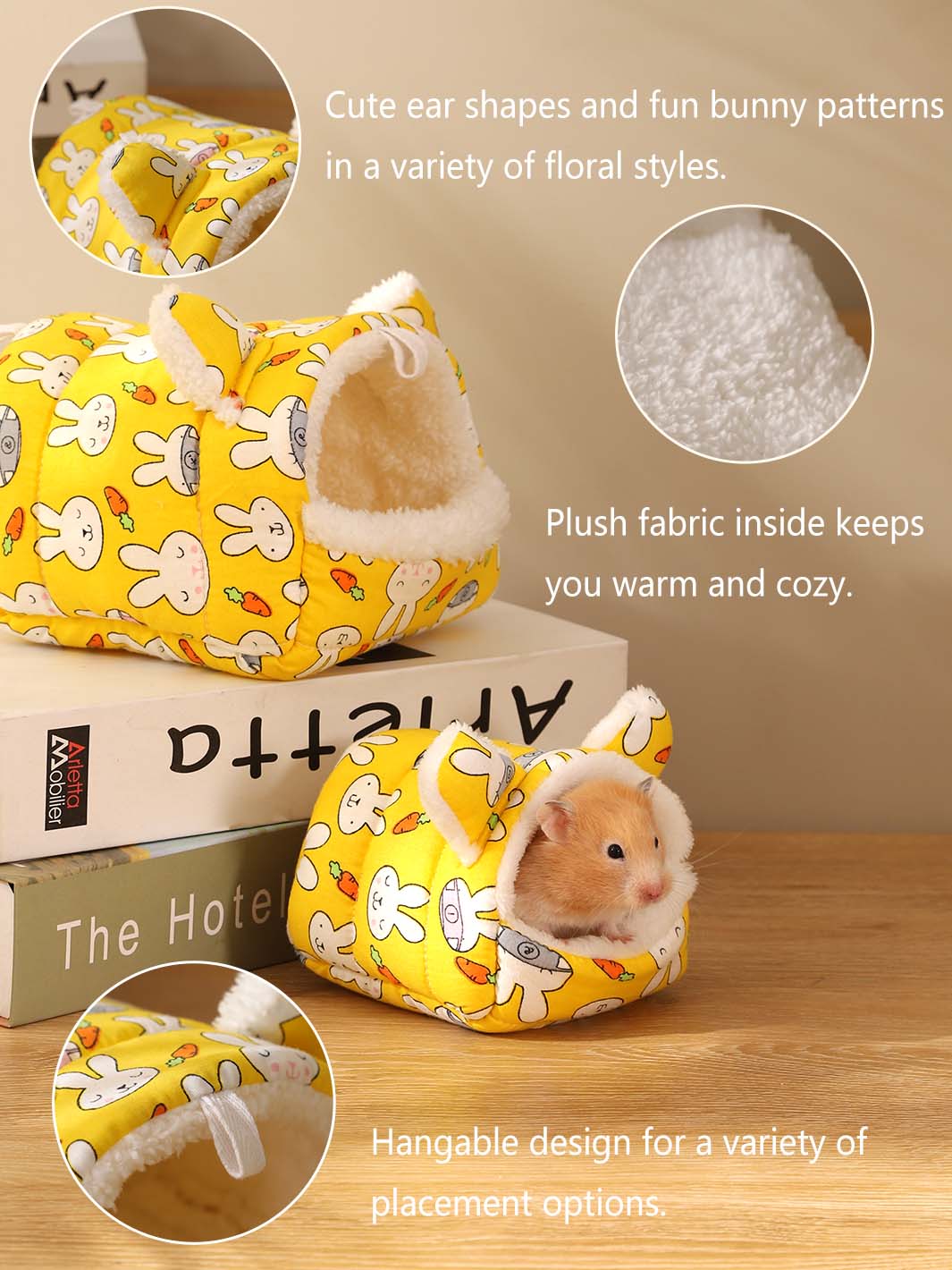 Fleece Cartoon Pattern Pet Hideout