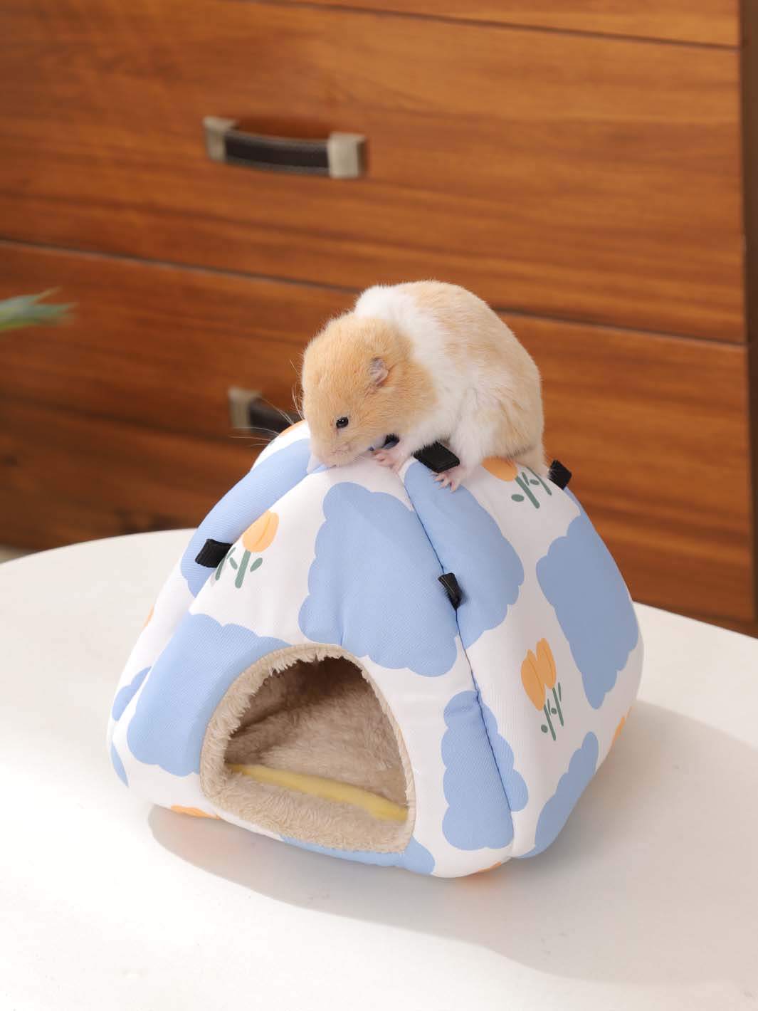 Mongolian Tent Style Plush Small Pet House